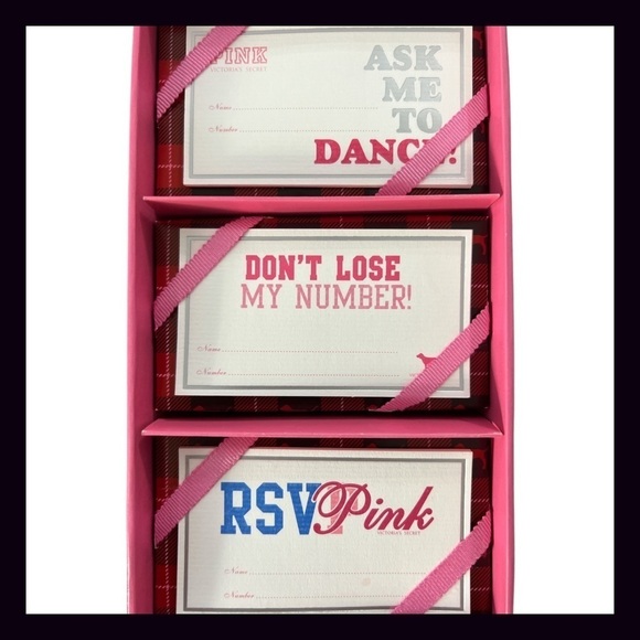 Victoria’s Secret Pink Limited Edition VIP A-Lister Calling Cards & Card Holder - Picture 4 of 6
